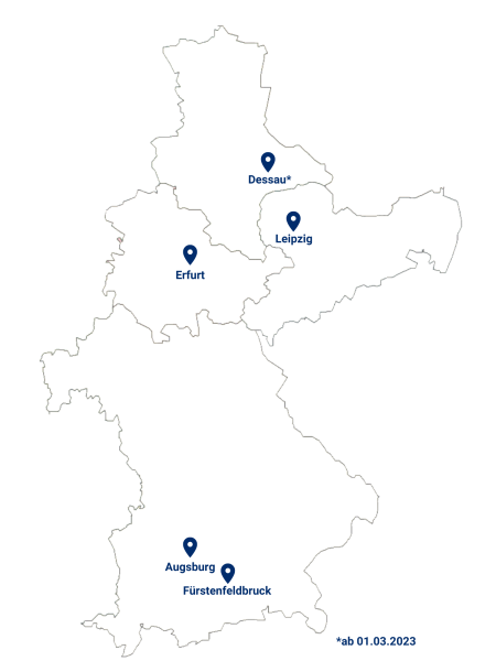 Standorte Burggraf Gruppe 2023